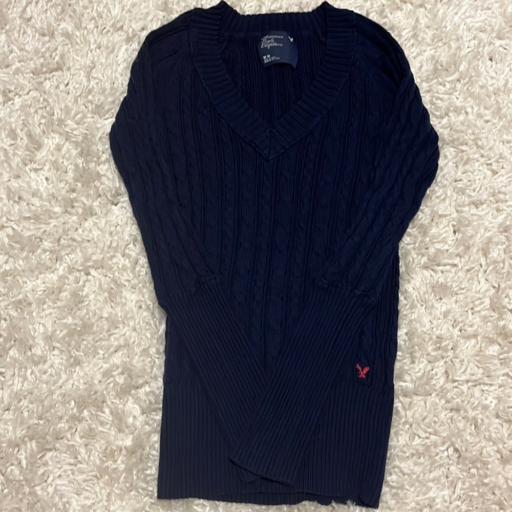 American Eagle Outfitters sweater, dark blue color.